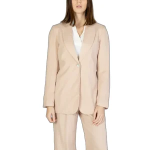 Vero Moda Giacca Donna Rosa Monocromo Bottone Bavero Tasche Anteriori 81% Viscosa 19% Nylon Autunno/Inverno 10303892